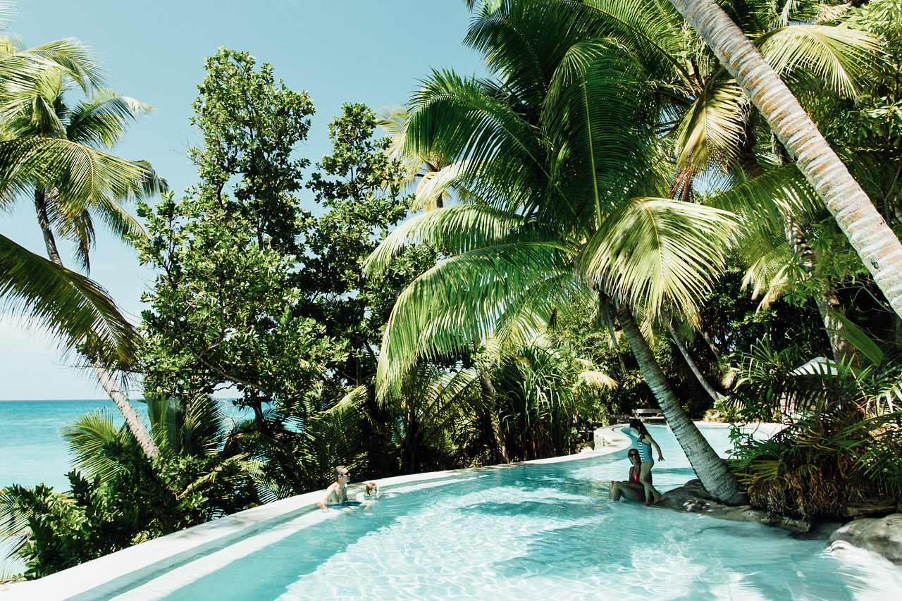Pool at Wilderness Safaris Seychelles, luxury accommodation Indian Ocean