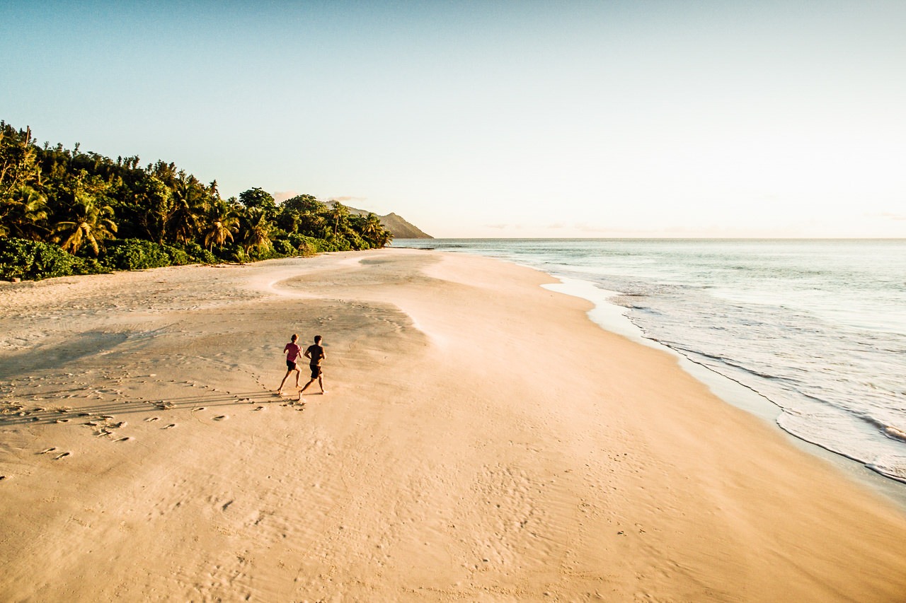 Beach at Wilderness Safaris Seychelles, luxury accommodation Indian Ocean