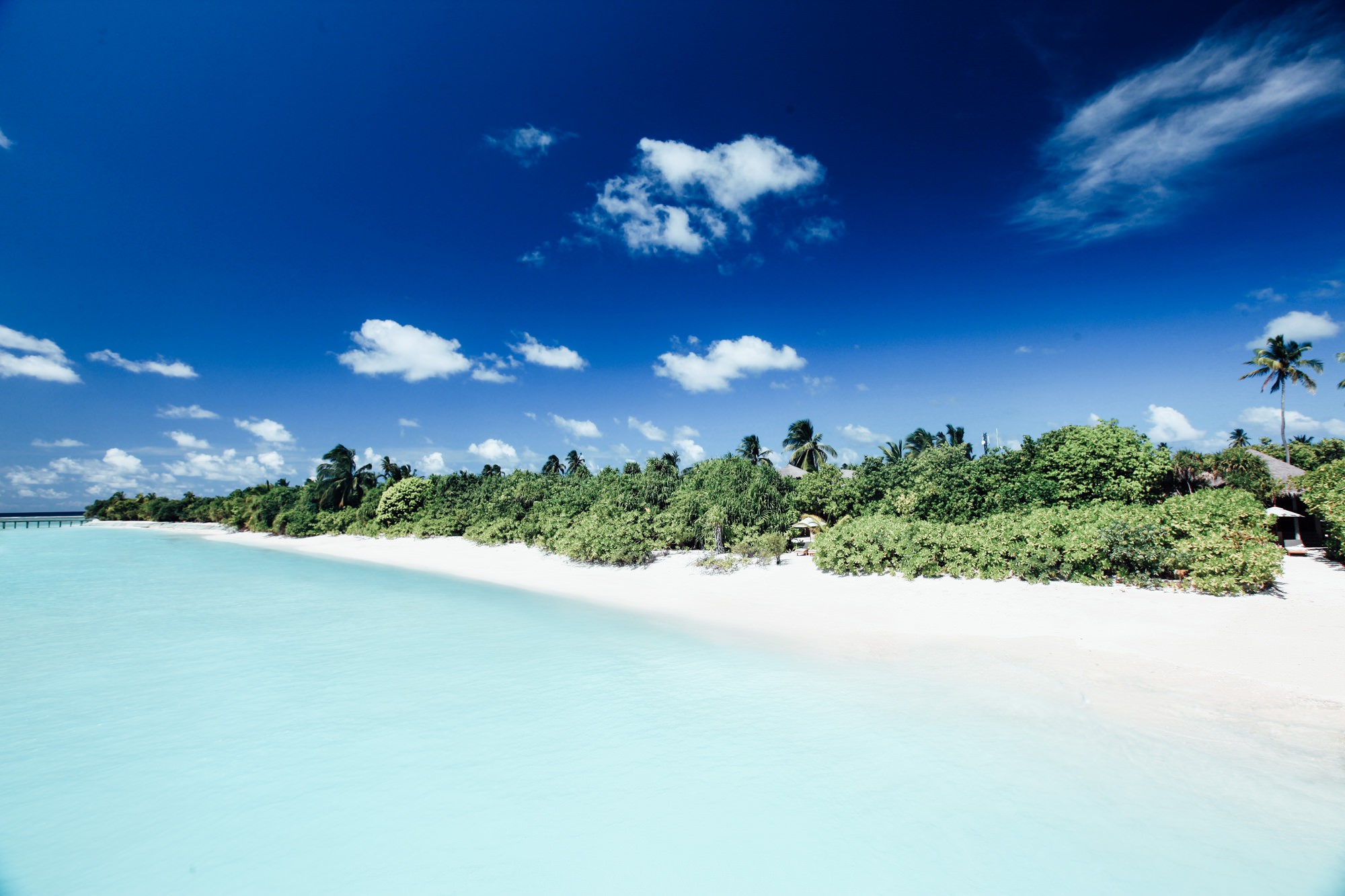 Maldives beach at Six Senses Laamu, Indian Ocean luxury accommodation
