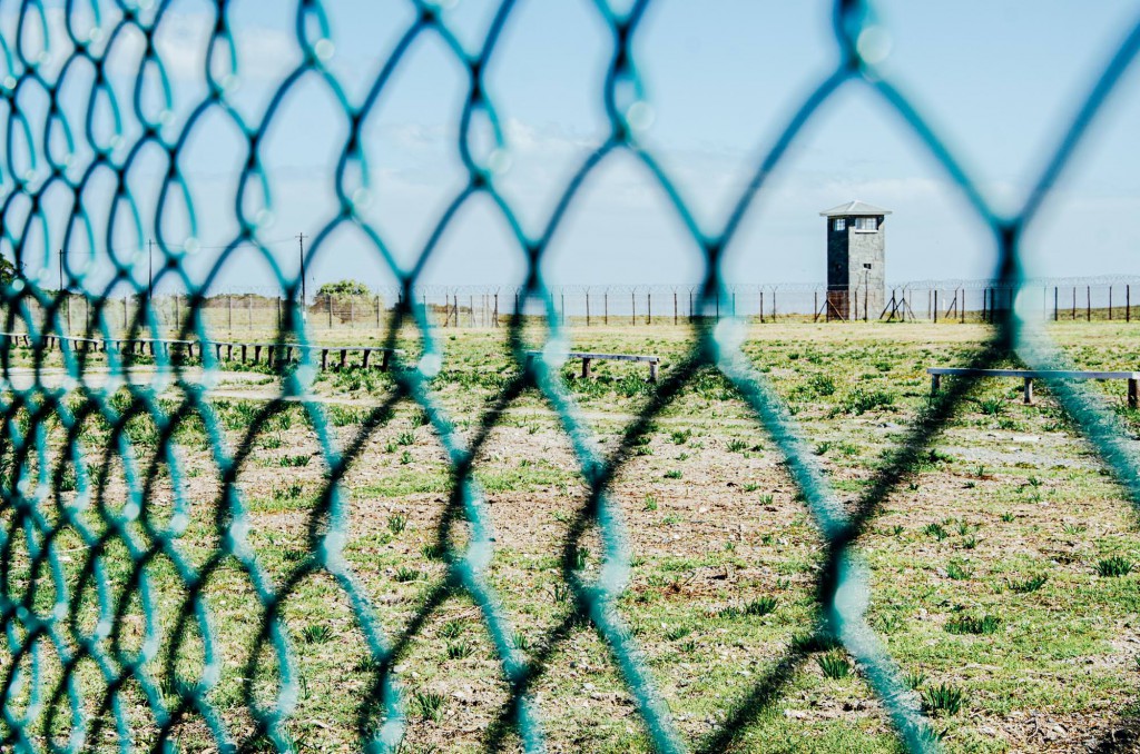 Robben Island prison in South Africa.