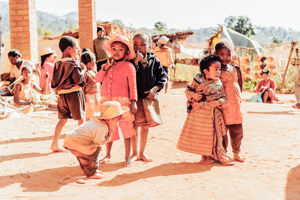 Local Children in Madagascar, Indian Ocean