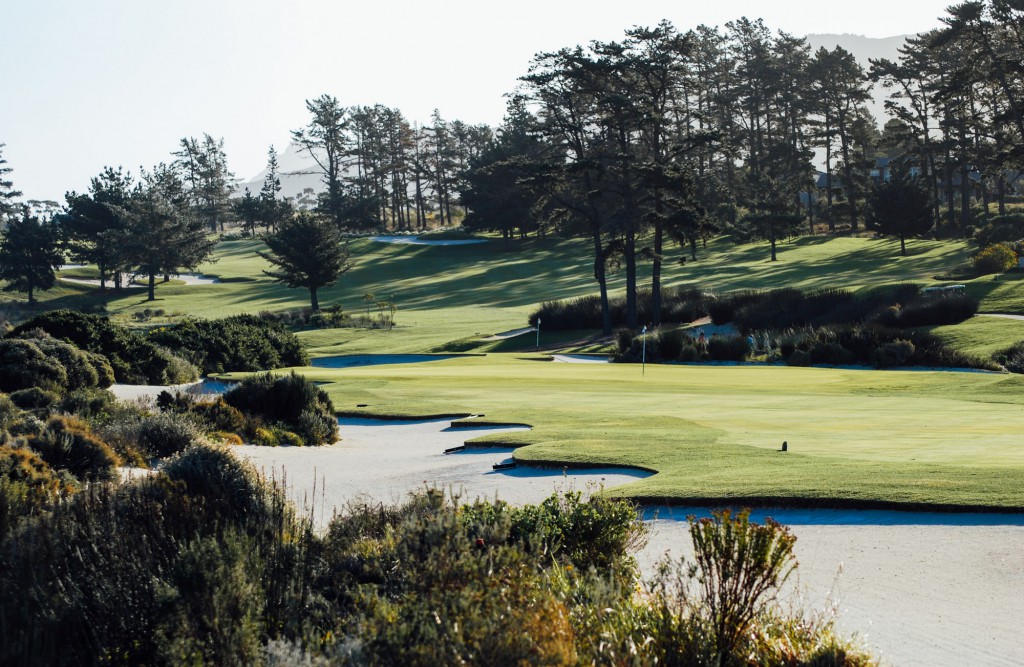 Golf course in Africa. Luxury travel in Africa.