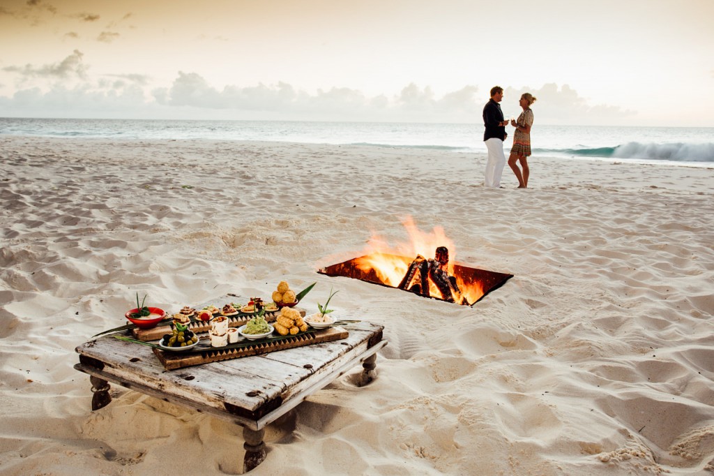 Honeymoon romance Seychelles Indian Ocean