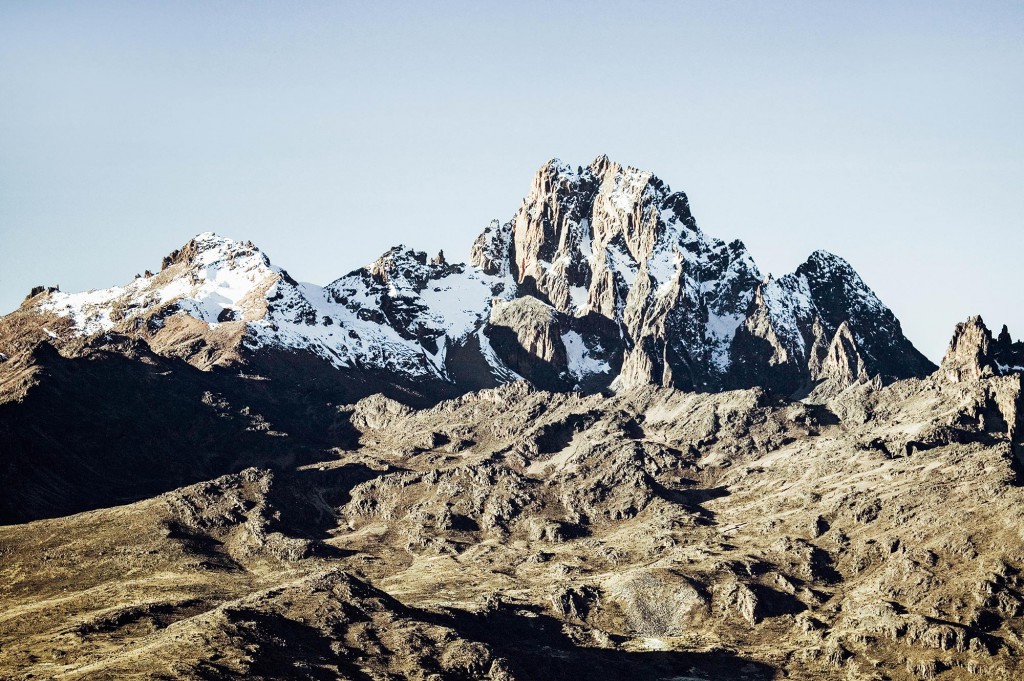 Trekking Mt Kenya, Kenya Africa.