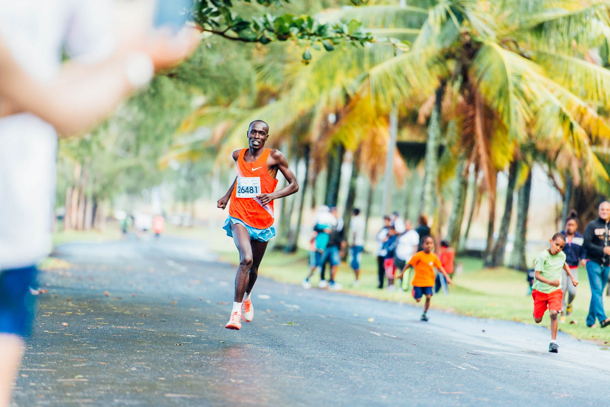 Mauritius Marathon Runner. Luxury travel Indian Ocean.