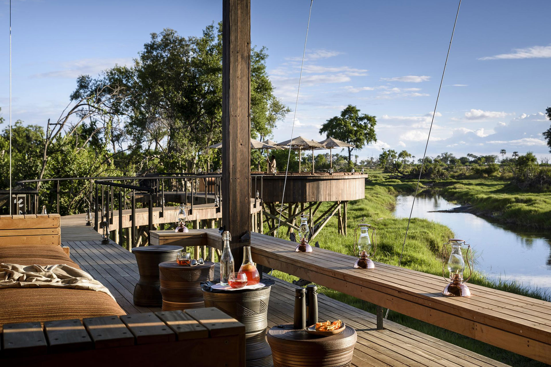 View from the deck - Xigera Safari Lodge - Luxury Africa Safaris with Forth & Wonder