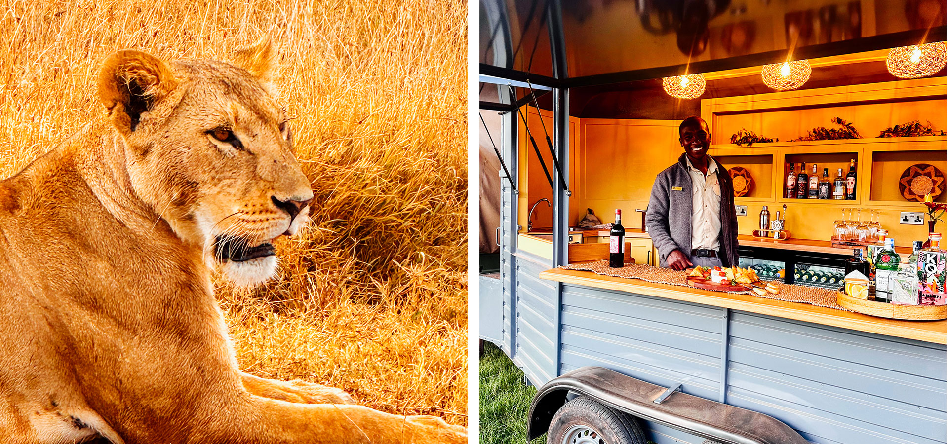 pop-up bar-Sarah's trip-Luxury Africa Safaris with Forth & Wonder