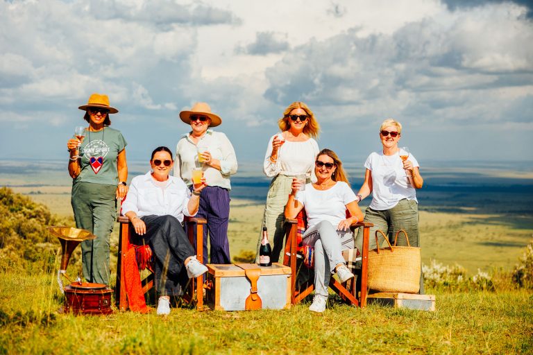 A toast in the wild-Sarah's trip-Luxury Africa Safaris with Forth & Wonder