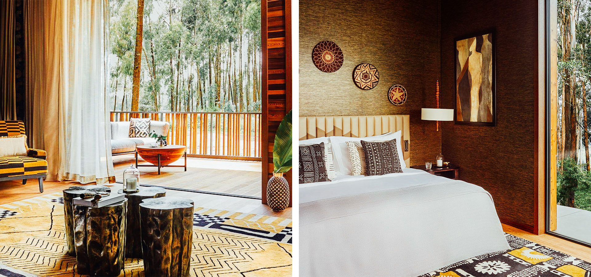 Ingagi Suitein wild nature-One&Only Gorilla’s Nest Lodge-Luxury Africa Safaris with Forth & Wonder