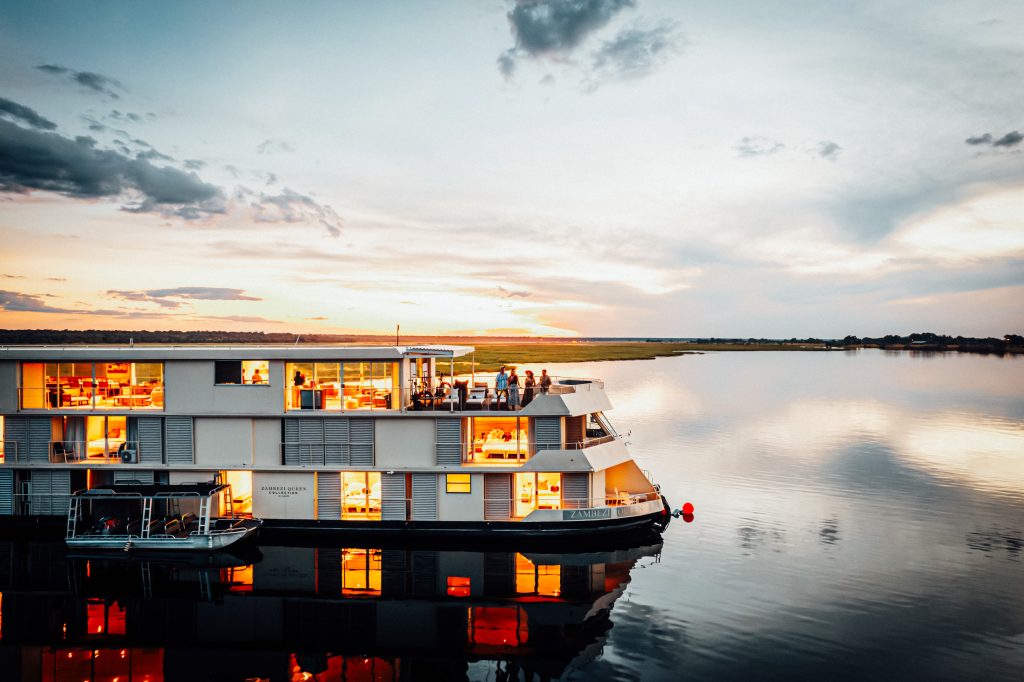Zambezi Queen. Luxury travel, Africa.